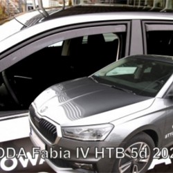 ΑΝΕΜΟΘΡΑΥΣΤΕΣ ΓΙΑ SKODA FABIA HTB 5D 2021+ ΣΕΤ ΑΥΤΟΚΙΝΗΤΟΥ ΑΠΟ ΕΥΚΑΜΠΤΟ ΦΙΜΕ ΠΛΑΣΤΙΚΟ HEKO - 4 ΤΕΜ.