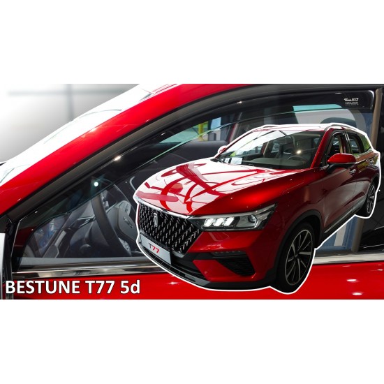 Heko - Ανεμοθραύστες για Bestune T77 5 doors 2020+ Ζευγάρι Απο Εύκαμπτο Φιμέ Πλαστικό - 2 τεμ. (ΑΝΕΜ.29133)