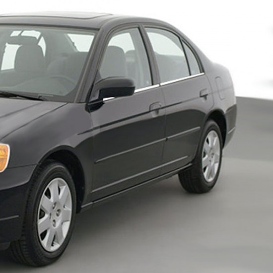 TRIM ΜΑΡΚΕ ΠΑΡΑΘΥΡΩΝ ΑΥΤΟΚΟΛΛΗΤΑ ΧΡΩΜΙΟΥ ΓΙΑ HONDA CIVIC 4D 02-06 4ΤΕΜ. TRIM ΜΑΡΚΕ ΠΑΡΑΘΥΡΩΝ ΑΥΤΟΚΟΛΛΗΤΑ ΧΡΩΜΙΟΥ ΓΙΑ HONDA CIVIC 4D 02-06 4ΤΕΜ.