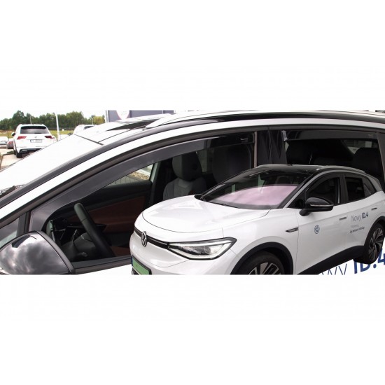 ΑΝΕΜΟΘΡΑΥΣΤΕΣ ΓΙΑ VW ID.4 5D 2020+ -  ΑΥΤΟΚΙΝΗΤΟΥ ΑΠΟ ΕΥΚΑΜΠΤΟ ΦΙΜΕ ΠΛΑΣΤΙΚΟ HEKO - 2 ΤΕΜ.