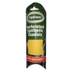 ΔΕΡΜΑ ΣΥΝΘΕΤΙΚΟ ΣΑΜΟΥΑ (CHAMOIS) ΔΙΑΤΡΗΤΟ 43x43cm CARPLAN TRIPLEWAX PERFORATED SYNTHETIC CHAMOIS ΔΕΡΜΑ ΣΥΝΘΕΤΙΚΟ ΣΑΜΟΥΑ (CHAMOIS) ΔΙΑΤΡΗΤΟ 43x43cm CARPLAN TRIPLEWAX PERFORATED SYNTHETIC CHAMOIS