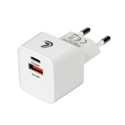 ΦΟΡΤΙΣΤΗΣ ME OIKIAKH ΠΡΙΖΑ 220/240V 20W  ΜΕ 2 ΘΥΡΕΣ USB (A+C) LAMPA - 1 ΤΕΜ. ΦΟΡΤΙΣΤΗΣ ME OIKIAKH ΠΡΙΖΑ 220/240V 20W  ΜΕ 2 ΘΥΡΕΣ USB (A+C) LAMPA - 1 ΤΕΜ.