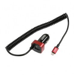 ΦΟΡΤΙΣΤΗΣ ΑΝΑΠΤΗΡΑ ΓΙΑ APPLE 12/24V 2500mA USB ΚΑΙ ΚΑΛΩΔΙΟ 150cm FAST CHARGE (ΚΟΚΚΙΝΟ) ΦΟΡΤΙΣΤΗΣ ΑΝΑΠΤΗΡΑ ΓΙΑ APPLE 12/24V 2500mA USB ΚΑΙ ΚΑΛΩΔΙΟ 150cm FAST CHARGE (ΚΟΚΚΙΝΟ)