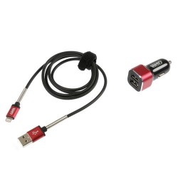 ΦΟΡΤΙΣΤΗΣ ΑΝΑΠΤΗΡΑ ΓΙΑ APPLE 12/24V ΜΕ 2 USB 2500mA ΜΕ ΚΑΛΩΔΙΟ 100cm FAST CHARGE (ΚΟΚΚΙΝΟ) ΦΟΡΤΙΣΤΗΣ ΑΝΑΠΤΗΡΑ ΓΙΑ APPLE 12/24V ΜΕ 2 USB 2500mA ΜΕ ΚΑΛΩΔΙΟ 100cm FAST CHARGE (ΚΟΚΚΙΝΟ)