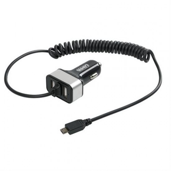 ΑΝΤΑΠΤΟΡΑΣ ΑΝΑΠΤΗΡΑ 12/24V ΜΕ 2 USB ΚΑΙ ΚΑΛΩΔΙΟ ΦΟΡΤΙΣΗΣ MICRO USB ΑΝΤΑΠΤΟΡΑΣ ΑΝΑΠΤΗΡΑ 12/24V ΜΕ 2 USB ΚΑΙ ΚΑΛΩΔΙΟ ΦΟΡΤΙΣΗΣ MICRO USB