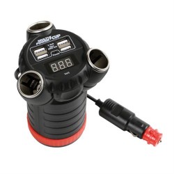 ΑΝΤΑΠΤΟΡΑΣ ΑΝΑΠΤΗΡΑ 12/24/36V ΤΡΙΠΛΟΣ ΜΕ 4 USB+ΒΟΛΤΟΜΕΤΡΟ MULTI POWER CUP ΜΕ ΚΑΛΩΔΙΟ 80cm ΑΝΤΑΠΤΟΡΑΣ ΑΝΑΠΤΗΡΑ 12/24/36V ΤΡΙΠΛΟΣ ΜΕ 4 USB+ΒΟΛΤΟΜΕΤΡΟ MULTI POWER CUP ΜΕ ΚΑΛΩΔΙΟ 80cm