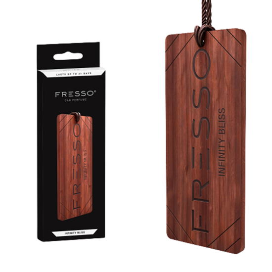 Fresso - Ξύλινο Κρεμαστό Αρωματικό Αυτοκινήτου Infinity Bliss - 1 τεμ. (390464/FRE)