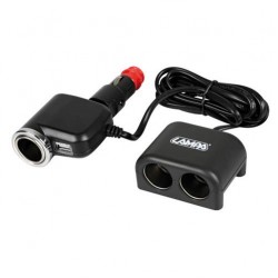 ΑΝΤΑΠΤΟΡΑΣ ΑΝΑΠΤΗΡΑ 3 ΘΕΣΕΩΝ+USB 10A ΜΕ ΚΑΛΩΔΙΟ 200cm 12/24V DUO 3in1 ΑΝΤΑΠΤΟΡΑΣ ΑΝΑΠΤΗΡΑ 3 ΘΕΣΕΩΝ+USB 10A ΜΕ ΚΑΛΩΔΙΟ 200cm 12/24V DUO 3in1