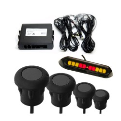 ΣΥΣΤΗΜΑ ΠΑΡΚΑΡΙΣΜΑΤΟΣ 12V ΜΕ 4 ΑΙΣΘΗΤΗΡΕΣ ΓΙΑ ΜΕΤΑΛΛΙΚΟΥΣ ΠΡΟΦΥΛΑΚΤΗΡΕΣ ΠΙΣΩ ΣΕ ΜΑΥΡΟ ΧΡΩΜΑ ΜΕ ΟΘΟΝΗ & BUZZER DGA - 1 σετ. ΣΥΣΤΗΜΑ ΠΑΡΚΑΡΙΣΜΑΤΟΣ 12V ΜΕ 4 ΑΙΣΘΗΤΗΡΕΣ ΓΙΑ ΜΕΤΑΛΛΙΚΟΥΣ ΠΡΟΦΥΛΑΚΤΗΡΕΣ ΠΙΣΩ ΣΕ ΜΑΥΡΟ ΧΡΩΜΑ ΜΕ ΟΘΟΝΗ & BUZZER DGA - 1 σετ.