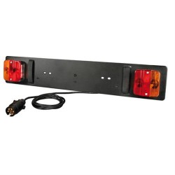 Μπάρα Τρέιλερ με φανάρια 12V 78x14cm με καλώδιο 2m και 7 PIN Μπάρα Τρέιλερ με φανάρια 12V 78x14cm με καλώδιο 2m και 7 PIN