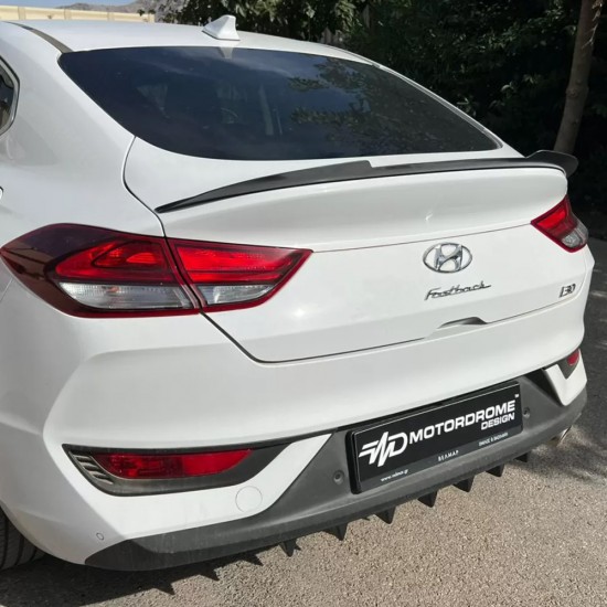 Αεροτομή Πορτ Μπαγκάζ για Hyundai i30 Fastback 2016+  από ABS Motordrome Design - 1 τεμ. Αεροτομή Πορτ Μπαγκάζ για Hyundai i30 Fastback 2016+  από ABS Motordrome Design - 1 τεμ.