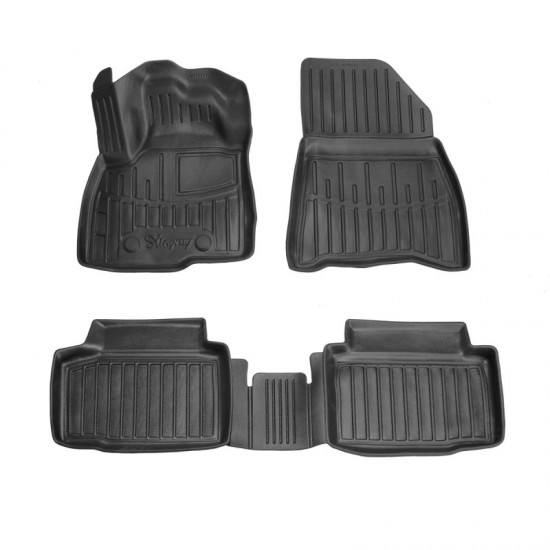 Race Axion - Πατάκια Για Dacia Bigster 2025> & Duster III (P1310) 2024> 5πορτο 4x4 Λάστιχο Σκαφάκια Προστατευτικά Με Κουμπώματα υλικό Λάστιχο για Επιβατικά Αυτοκίνητα - 4 τεμ. (5018454/ST)