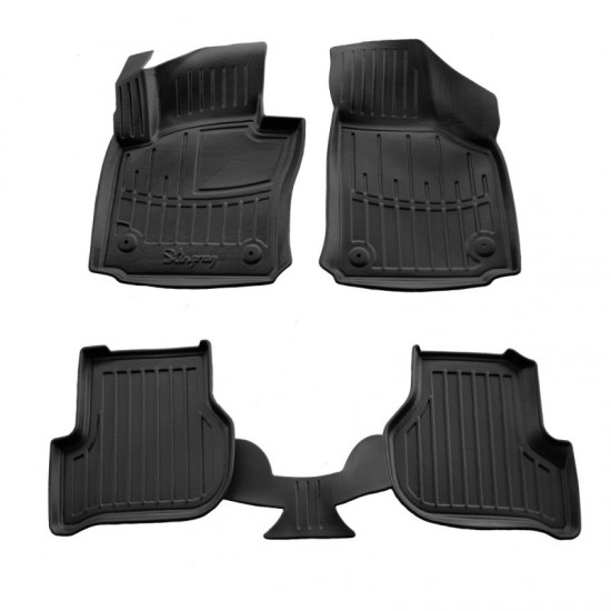 Race Axion - Πατάκια Για Seat Leon II (1P) 2005-2012 5πορτο Λάστιχο Σκαφάκια Προστατευτικά Με Κουμπώματα για Επιβατικά Αυτοκίνητα - 4 τεμ. (5048024/ST)