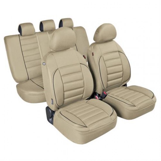 Καλύμματα Καθισμάτων DE-LUXE SPORT EDITION Υφασμα JACQUARD Σετ 4τεμ. Μπεζ Καλύμματα Καθισμάτων DE-LUXE SPORT EDITION Υφασμα JACQUARD Σετ 4τεμ. Μπεζ