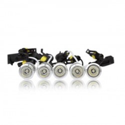 Πρόσθετο DAYLINE  Διεθνή 10LED (2  σειρές X5 LED) HP 12V Ασημί χωρίς πλαίσιο Πρόσθετο DAYLINE  Διεθνή 10LED (2  σειρές X5 LED) HP 12V Ασημί χωρίς πλαίσιο
