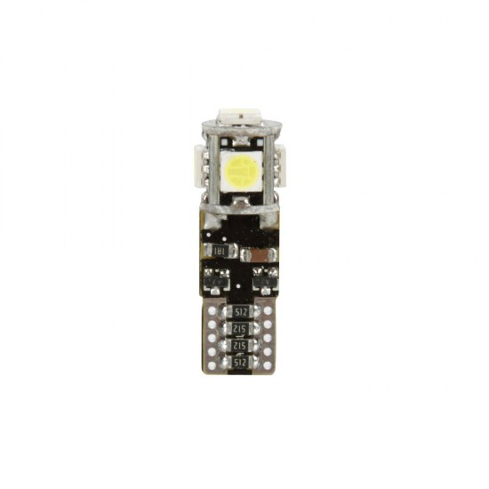 T10 W5W 12/30V W2,1x9,5d 80lm 5SMD LED ΛΕΥΚΟ (ΚΑΡΦΩΤΟ-ΤΡΙΠΛΟΕΣΤΙΑΚΟ- CAN-BUS) 20 ΤΕΜ. T10 W5W 12/30V W2,1x9,5d 80lm 5SMD LED ΛΕΥΚΟ (ΚΑΡΦΩΤΟ-ΤΡΙΠΛΟΕΣΤΙΑΚΟ- CAN-BUS) 20 ΤΕΜ.