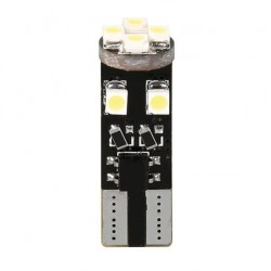 T10 W5W 12V W2,1x9,5d 100lm HYPER-LED24 6.500K ΛΕΥΚΟ 8SMDx3chips (ΚΑΡΦΩΤΟ - CAN-BUS) 2ΤΕΜ. T10 W5W 12V W2,1x9,5d 100lm HYPER-LED24 6.500K ΛΕΥΚΟ 8SMDx3chips (ΚΑΡΦΩΤΟ - CAN-BUS) 2ΤΕΜ.