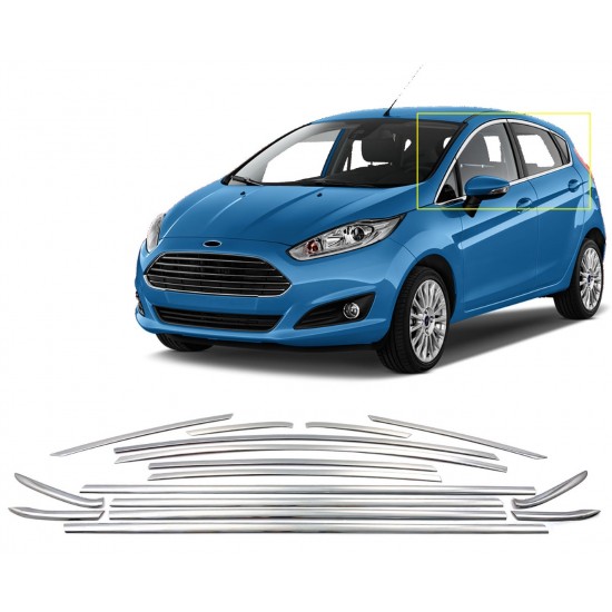 TRIM ΠΑΡΑΘΥΡΩΝ ΑΝΟΞΕΙΔΩΤΟ ΑΤΣΑΛΙ ΧΡΩΜΙΟ S-DIZAYN ΓΙΑ FORD FIESTA HB 5D 09+ - 16 TEM. TRIM ΠΑΡΑΘΥΡΩΝ ΑΝΟΞΕΙΔΩΤΟ ΑΤΣΑΛΙ ΧΡΩΜΙΟ S-DIZAYN ΓΙΑ FORD FIESTA HB 5D 09+ - 16 TEM.