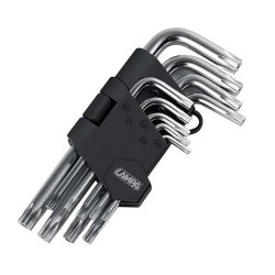TORX ΚΛΕΙΔΙΑ 9 ΤΕΜΑΧΙΩΝ (T10/15/20/25/27/30/40/45/50)  ΧΡΩΜΙΟ-ΒΑΝΑΔΙΟ (CRV) TORX ΚΛΕΙΔΙΑ 9 ΤΕΜΑΧΙΩΝ (T10/15/20/25/27/30/40/45/50)  ΧΡΩΜΙΟ-ΒΑΝΑΔΙΟ (CRV)