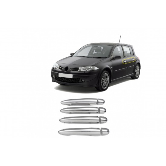 ΧΕΡΟΥΛΙΑ ΠΟΡΤΑΣ ΓΙΑ RENAULT MEGANE HB 5D /SEDAN /SW 04-10  ΧΡΩΜΙΟ ΜΕΤΑΛΛΙΚΑ 4ΠΟΡΤΕΣ 4ΤΕΜ ΧΕΡΟΥΛΙΑ ΠΟΡΤΑΣ ΓΙΑ RENAULT MEGANE HB 5D /SEDAN /SW 04-10  ΧΡΩΜΙΟ ΜΕΤΑΛΛΙΚΑ 4ΠΟΡΤΕΣ 4ΤΕΜ