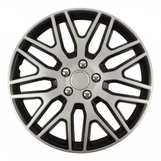 ΤΑΣΙ 14" DAKAR NC ΜΑΥΡΟ/ΑΣΗΜΙ - ΣΕΤ 4 ΤΕΜ ΣΕ ΚΟΥΤΙ