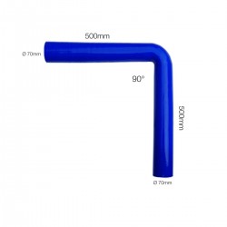 ΓΩΝΙΑ ΣΙΛΙΚΟΝΗΣ ΜΠΛΕ Φ70 90 ΜΟΙΡΕΣ 100cm (50+50cm) SIMONI RACING - 1 TEM. ΓΩΝΙΑ ΣΙΛΙΚΟΝΗΣ ΜΠΛΕ Φ70 90 ΜΟΙΡΕΣ 100cm (50+50cm) SIMONI RACING - 1 TEM.