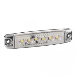 ΦΩΣ ΟΓΚΟΥ 6LED ΛΕΥΚΟ 12/24V 96mm ΑΔΙΑΒΡΟΧΟ 1ΤΕΜ. ΦΩΣ ΟΓΚΟΥ 6LED ΛΕΥΚΟ 12/24V 96mm ΑΔΙΑΒΡΟΧΟ 1ΤΕΜ.