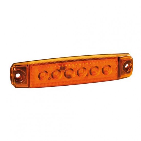 ΦΩΣ ΟΓΚΟΥ 6LED ΠΟΡΤΟΚΑΛΙ 12/24V 96mm ΑΔΙΑΒΡΟΧΟ 1ΤΕΜ. ΦΩΣ ΟΓΚΟΥ 6LED ΠΟΡΤΟΚΑΛΙ 12/24V 96mm ΑΔΙΑΒΡΟΧΟ 1ΤΕΜ.
