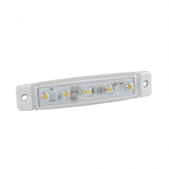 ΦΩΣ ΟΓΚΟΥ 12/24V 5xSMD LED ΛΕΥΚΟ ΔΙΑΦΑΝΟ 96x20mm ΜΕ ΕΓΚΡΙΣΗ ΤΥΠΟΥ R7/R10  LAMPA - 1 TEM. ΦΩΣ ΟΓΚΟΥ 12/24V 5xSMD LED ΛΕΥΚΟ ΔΙΑΦΑΝΟ 96x20mm ΜΕ ΕΓΚΡΙΣΗ ΤΥΠΟΥ R7/R10  LAMPA - 1 TEM.