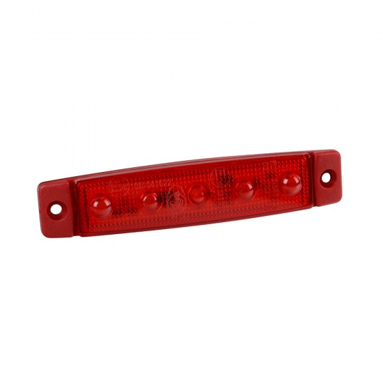 ΦΩΣ ΟΓΚΟΥ 12/24V 5xSMD LED ΚΟΚΚΙΝΟ 96x20mm ΜΕ ΕΓΚΡΙΣΗ ΤΥΠΟΥ R7/R10  LAMPA - 1 TEM. ΦΩΣ ΟΓΚΟΥ 12/24V 5xSMD LED ΚΟΚΚΙΝΟ 96x20mm ΜΕ ΕΓΚΡΙΣΗ ΤΥΠΟΥ R7/R10  LAMPA - 1 TEM.
