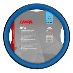 Lampa - Κάλυμμα Τιμονιού Φορτηγού Aura Skeentex Μπλε Μέγεθος L Ø46–48cm Ultra-Soft, Αντιολισθητικό, Φάρδος 10cm- 1 τεμ. (L9707.8)