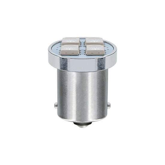P21W BA15s 24V 4SMDx1CHIP LED 20lm ΜΠΛΕ ΚΟΥΤΙ LAMPA - 20 ΤΕΜ. P21W BA15s 24V 4SMDx1CHIP LED 20lm ΜΠΛΕ ΚΟΥΤΙ LAMPA - 20 ΤΕΜ.