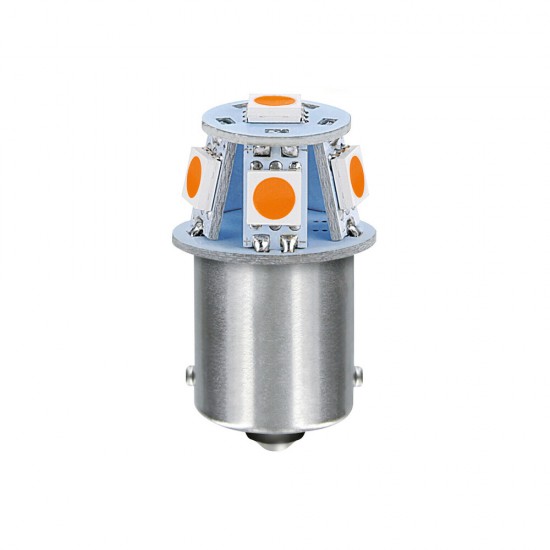 R5W BA15s 24/28V 6SMDX1CHIP LED 20lm ΠΟΡΤΟΚΑΛΙ ΚΟΥΤΙ LAMPA - 20 ΤΕΜ. R5W BA15s 24/28V 6SMDX1CHIP LED 20lm ΠΟΡΤΟΚΑΛΙ ΚΟΥΤΙ LAMPA - 20 ΤΕΜ.
