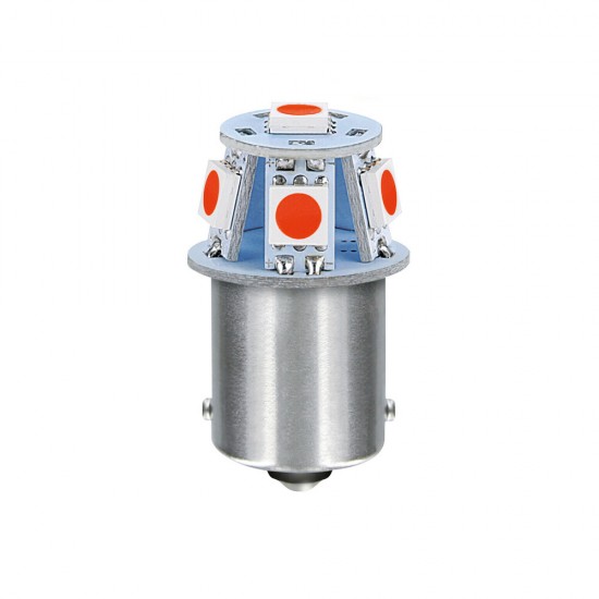 R5W BA15s 24/28V 6SMDX1CHIP LED 35lm ΚΟΚΚΙΝΟ ΚΟΥΤΙ LAMPA - 20 ΤΕΜ. R5W BA15s 24/28V 6SMDX1CHIP LED 35lm ΚΟΚΚΙΝΟ ΚΟΥΤΙ LAMPA - 20 ΤΕΜ.