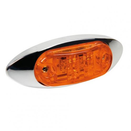 ΦΩΣ ΦΟΡΤΗΓΟΥ 2LED ΠΟΡΤΟΚΑΛΙ 24V 100mm ΦΩΣ ΦΟΡΤΗΓΟΥ 2LED ΠΟΡΤΟΚΑΛΙ 24V 100mm