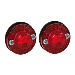 Φώτα Ογκου Φορτηγού 24V 1 Led 2τεμ Κόκκινα R-14 Φώτα Ογκου Φορτηγού 24V 1 Led 2τεμ Κόκκινα R-14
