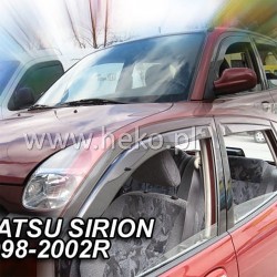 ΑΝΕΜΟΘΡΑΥΣΤΕΣ ΓΙΑ DAIHATSU SIRION 5D 1998-2005 ΖΕΥΓΑΡΙ ΑΠΟ ΕΥΚΑΜΠΤΟ ΦΙΜΕ ΠΛΑΣΤΙΚΟ HEKO - 2 ΤΕΜ. ΑΝΕΜΟΘΡΑΥΣΤΕΣ ΓΙΑ DAIHATSU SIRION 5D 1998-2005 ΖΕΥΓΑΡΙ ΑΠΟ ΕΥΚΑΜΠΤΟ ΦΙΜΕ ΠΛΑΣΤΙΚΟ HEKO - 2 ΤΕΜ.