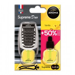 ΑΡΩΜΑΤΙΚΟ ΑΕΡΑΓΩΓΟΥ AROMA SUPREME DUO +50% ΒΑΝΙΛΙΑ AMIO - 1 ΤΕΜ. ΑΡΩΜΑΤΙΚΟ ΑΕΡΑΓΩΓΟΥ AROMA SUPREME DUO +50% ΒΑΝΙΛΙΑ AMIO - 1 ΤΕΜ.