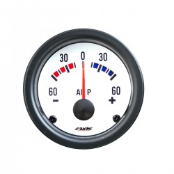 ΑΜΠΕΡΟΜΕΤΡΟ ΛΕΥΚΟ 52mm 2'' WHITE LINE SIMONI RACING  - 1 τεμ. ΑΜΠΕΡΟΜΕΤΡΟ ΛΕΥΚΟ 52mm 2'' WHITE LINE SIMONI RACING  - 1 τεμ.