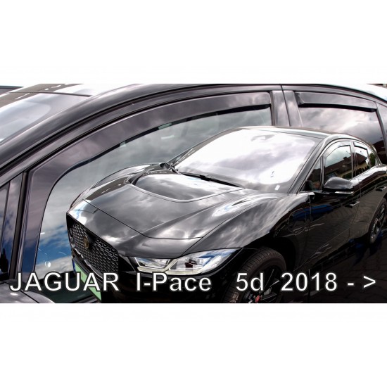 ΑΝΕΜΟΘΡΑΥΣΤΕΣ ΓΙΑ JAGUAR I-PACE 5D 2018+? ΣΕΤ ΑΥΤΟΚΙΝΗΤΟΥ ΑΠΟ ΕΥΚΑΜΠΤΟ ΦΙΜΕ ΠΛΑΣΤΙΚΟ HEKO - 4 ΤΕΜ.