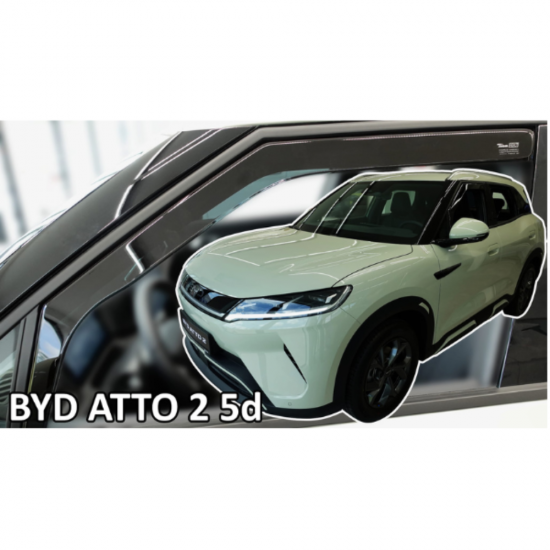 ΑΝΕΜΟΘΡΑΥΣΤΕΣ ΓΙΑ BYD ATTO 2 5D 2024+ ΖΕΥΓΑΡΙ ΑΠΟ ΕΥΚΑΜΠΤΟ ΦΙΜΕ ΠΛΑΣΤΙΚΟ HEKO - 2 ΤΕΜ.