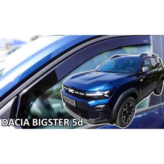 ΑΝΕΜΟΘΡΑΥΣΤΕΣ ΓΙΑ DACIA BIGSTER 5D 2024+ ΖΕΥΓΑΡΙ ΑΠΟ ΕΥΚΑΜΠΤΟ ΦΙΜΕ ΠΛΑΣΤΙΚΟ HEKO - 2 ΤΕΜ