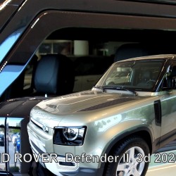 ΑΝΕΜΟΘΡΑΥΣΤΕΣ ΓΙΑ LAND ROVER DEFENDER 3D 2020+? ΖΕΥΓΑΡΙ ΑΠΟ ΕΥΚΑΜΠΤΟ ΦΙΜΕ ΠΛΑΣΤΙΚΟ HEKO - 2 ΤΕΜ.