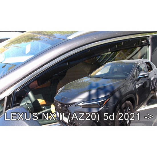 ΑΝΕΜΟΘΡΑΥΣΤΕΣ ΓΙΑ LEXUS NX (AZ20) 5D 2021+?  ΖΕΥΓΑΡΙ ΑΠΟ ΕΥΚΑΜΠΤΟ ΦΙΜΕ ΠΛΑΣΤΙΚΟ HEKO - 2 ΤΕΜ.