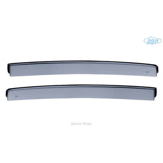 ΖΕΥΓΑΡΙ ΠΙΣΩ ΑΝΕΜΟΘΡΑΥΣΤΕΣ ΓΙΑ BMW X5 5D E70 2007-2013 / 2013+ ΑΠΟ ΕΥΚΑΜΠΤΟ ΧΥΤΟ ΑΚΡΥΛΙΚΟ ΓΥΑΛΙ DGA - 2 ΤΕΜ.