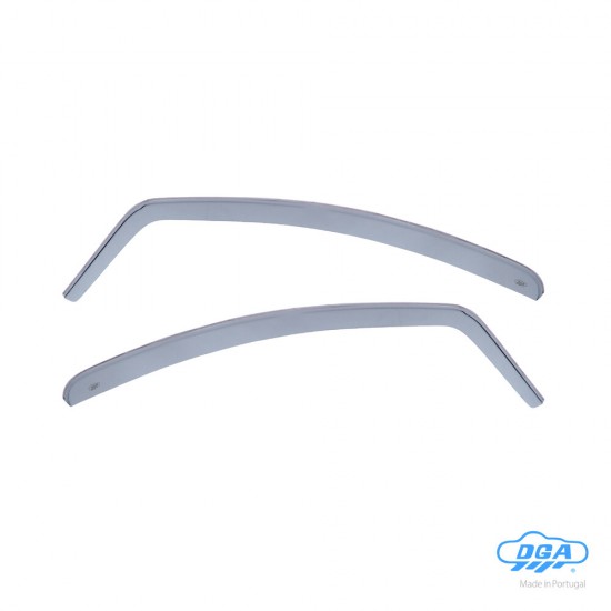 ΖΕΥΓΑΡΙ ΜΠΡΟΣΤΙΝΟΙ ΑΝΕΜΟΘΡΑΥΣΤΕΣ ΓΙΑ CITROEN C1 5D 2005-2014 / PEUGEOT 107 2005-2012 / TOYOTA AYGO 5D 2005-2014 ΑΠΟ ΕΥΚΑΜΠΤΟ ΧΥΤΟ ΑΚΡΥΛΙΚΟ ΓΥΑΛΙ  (CAST ACRYLIC GLASS) DGA - 2 ΤΕΜ.