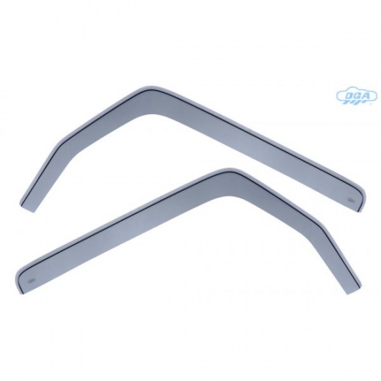 ΖΕΥΓΑΡΙ ΜΠΡΟΣΤΙΝΟΙ ΑΝΕΜΟΘΡΑΥΣΤΕΣ ΓΙΑ JEEP WRANGLER 2/4D 2007+ ΑΠΟ ΕΥΚΑΜΠΤΟ ΧΥΤΟ ΑΚΡΥΛΙΚΟ ΓΥΑΛΙ (CAST ACRYLIC GLASS) DGA - 2 ΤΕΜ.