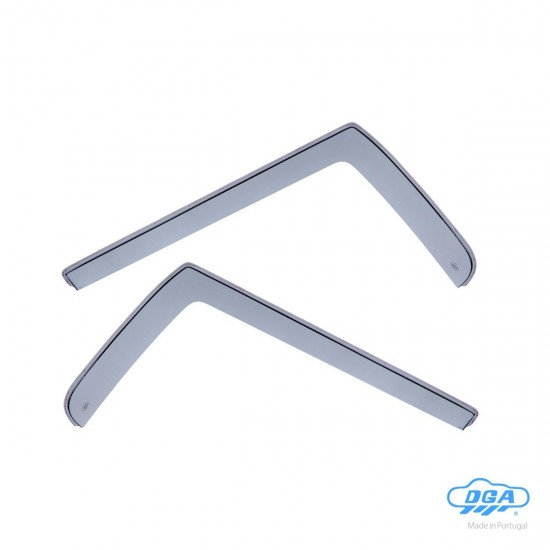 ΖΕΥΓΑΡΙ ΜΠΡΟΣΤΙΝΟΙ ΑΝΕΜΟΘΡΑΥΣΤΕΣ ΓΙΑ FIAT BRAVO 5D 2007+ ΑΠΟ ΕΥΚΑΜΠΤΟ ΧΥΤΟ ΑΚΡΥΛΙΚΟ ΓΥΑΛΙ (CAST ACRYLIC GLASS) DGA - 2 ΤΕΜ