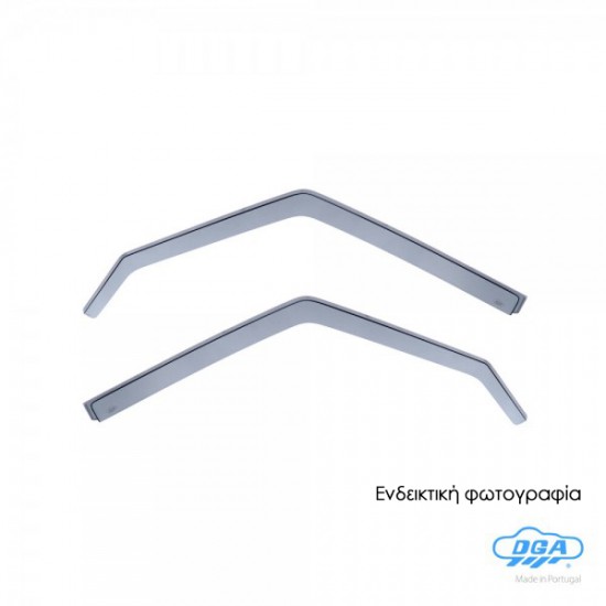 ΖΕΥΓΑΡΙ ΜΠΡΟΣΤΙΝΟΙ ΑΝΕΜΟΘΡΑΥΣΤΕΣ ΓΙΑ MITSUBISHI PAJERO / MONTERO / SHOGUN 3/5D 1982-1991 ΑΠΟ ΕΥΚΑΜΠΤΟ ΧΥΤΟ ΑΚΡΥΛΙΚΟ ΓΥΑΛΙ (CAST ACRYLIC GLASS) DGA - 2 ΤΕΜ