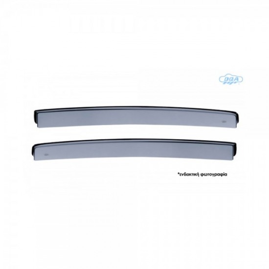 ΖΕΥΓΑΡΙ ΠΙΣΩ ΑΝΕΜΟΘΡΑΥΣΤΕΣ ΓΙΑ MITSUBISHI L200 4D CLUB CAB 2006-2015 ΑΠΟ ΕΥΚΑΜΠΤΟ ΧΥΤΟ ΑΚΡΥΛΙΚΟ ΓΥΑΛΙ (CAST ACRYLIC GLASS) DGA - 2 ΤΕΜ.